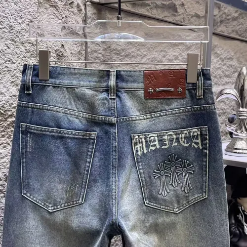 Replica Chrome Hearts Jeans For Men #1452319 $52.00 USD for Wholesale