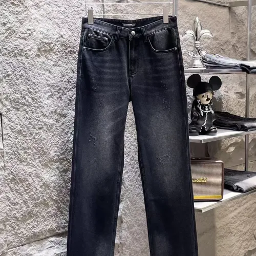 Replica Chrome Hearts Jeans For Men #1452320 $52.00 USD for Wholesale