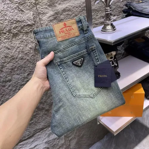 Wholesale Prada Jeans For Men #1452322 $52.00 USD, Wholesale Quality Replica Prada Jeans