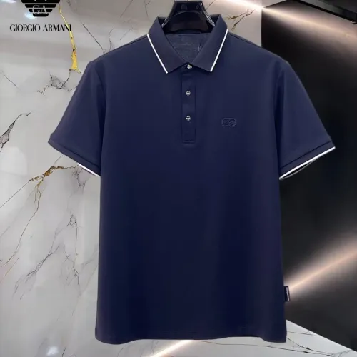 Wholesale Armani T-Shirts Short Sleeved For Men #1452335 $48.00 USD, Wholesale Quality Replica Armani T-Shirts