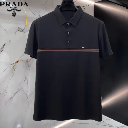 Wholesale Prada T-Shirts Short Sleeved For Men #1452362 $48.00 USD, Wholesale Quality Replica Prada T-Shirts