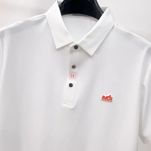 Replica Hermes T-Shirts Short Sleeved For Men #1452366 $48.00 USD for Wholesale