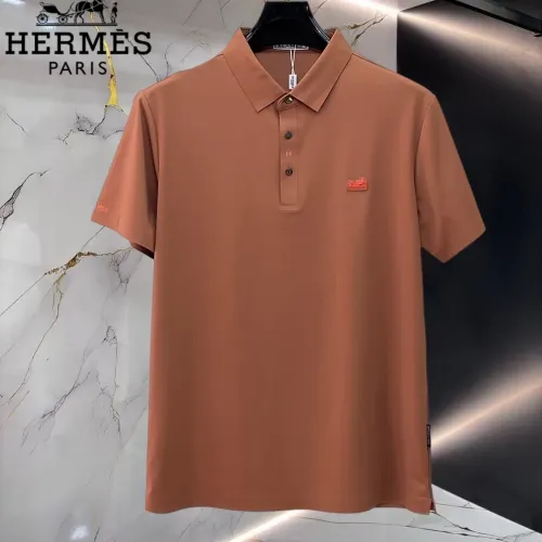 Wholesale Hermes T-Shirts Short Sleeved For Men #1452368 $48.00 USD, Wholesale Quality Replica Hermes T-Shirts