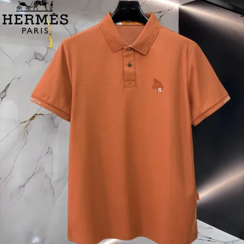 Wholesale Hermes T-Shirts Short Sleeved For Men #1452371 $48.00 USD, Wholesale Quality Replica Hermes T-Shirts