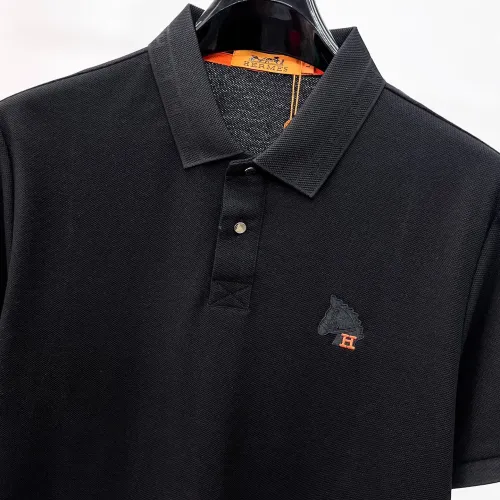 Replica Hermes T-Shirts Short Sleeved For Men #1452372 $48.00 USD for Wholesale