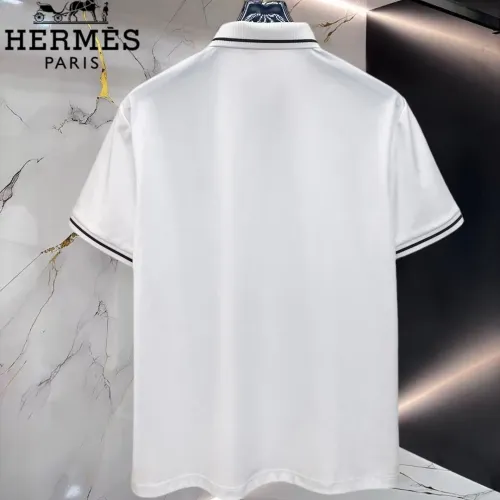 Replica Hermes T-Shirts Short Sleeved For Men #1452389 $48.00 USD for Wholesale