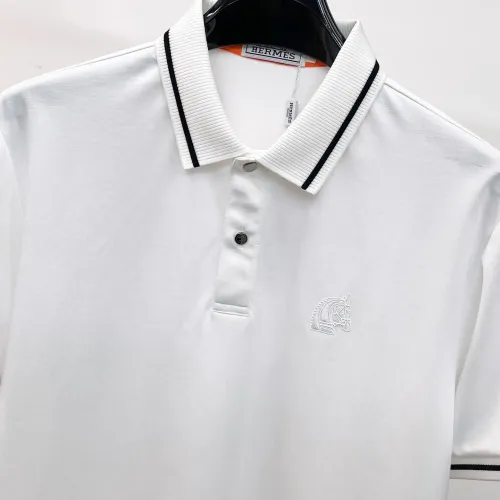 Replica Hermes T-Shirts Short Sleeved For Men #1452389 $48.00 USD for Wholesale