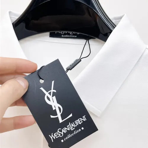 Replica Yves Saint Laurent YSL T-shirts Short Sleeved For Men #1452421 $48.00 USD for Wholesale