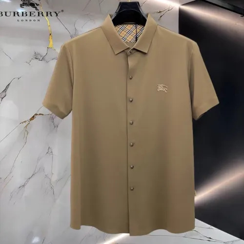 Wholesale Burberry Shirts Short Sleeved For Men #1452485 $52.00 USD, Wholesale Quality Replica Burberry Shirts