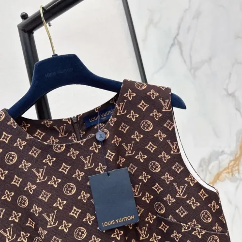 Replica Louis Vuitton LV Dresses Sleeveless For Women #1452493 $72.00 USD for Wholesale