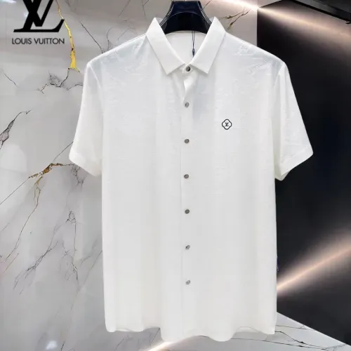 Wholesale Louis Vuitton LV Shirts Short Sleeved For Men #1452502 $52.00 USD, Wholesale Quality Replica Louis Vuitton LV Shirts