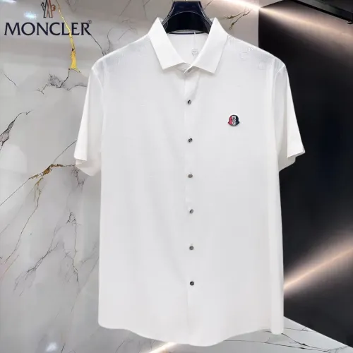 Wholesale Moncler Shirts Short Sleeved For Men #1452506 $52.00 USD, Wholesale Quality Replica Moncler Shirts