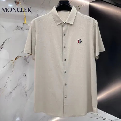 Wholesale Moncler Shirts Short Sleeved For Men #1452507 $52.00 USD, Wholesale Quality Replica Moncler Shirts