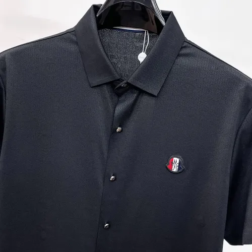 Replica Moncler Shirts Short Sleeved For Men #1452509 $52.00 USD for Wholesale
