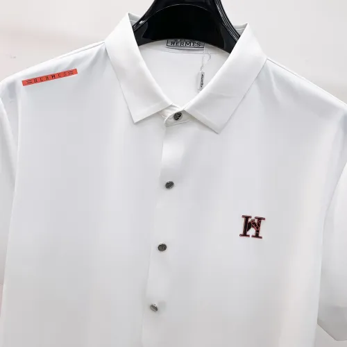 Replica Hermes Shirts Short Sleeved For Men #1452518 $52.00 USD for Wholesale
