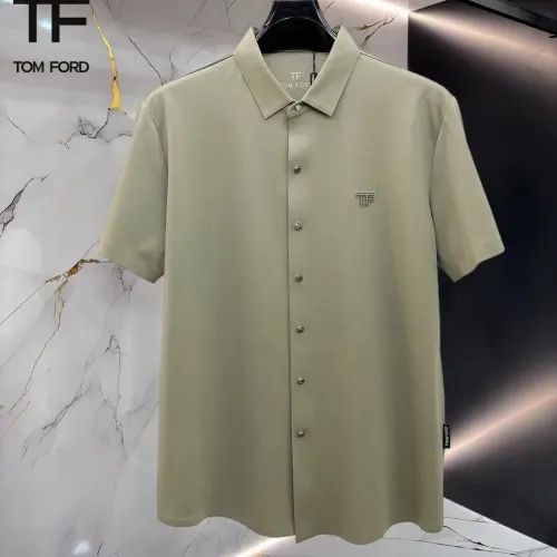 Wholesale Tom Ford Shirts Short Sleeved For Men #1452527 $52.00 USD, Wholesale Quality Replica Tom Ford Shirts