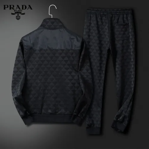 Replica Prada Tracksuits Long Sleeved For Men #1452530 $92.00 USD for Wholesale