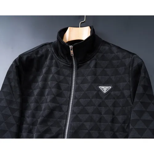 Replica Prada Tracksuits Long Sleeved For Men #1452530 $92.00 USD for Wholesale