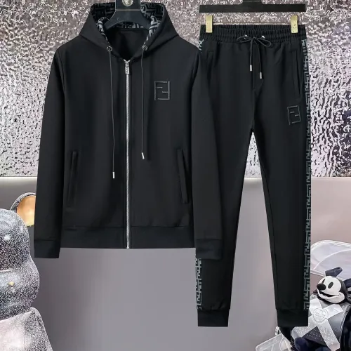 Wholesale Fendi Tracksuits Long Sleeved For Men #1452531 $92.00 USD, Wholesale Quality Replica Fendi Tracksuits