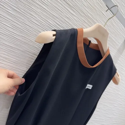 Replica MIU MIU Dresses Sleeveless For Women #1452534 $72.00 USD for Wholesale