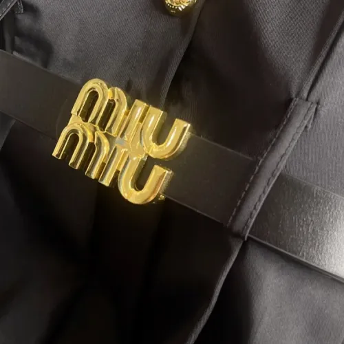 Replica MIU MIU Dresses Short Sleeved For Women #1452536 $80.00 USD for Wholesale