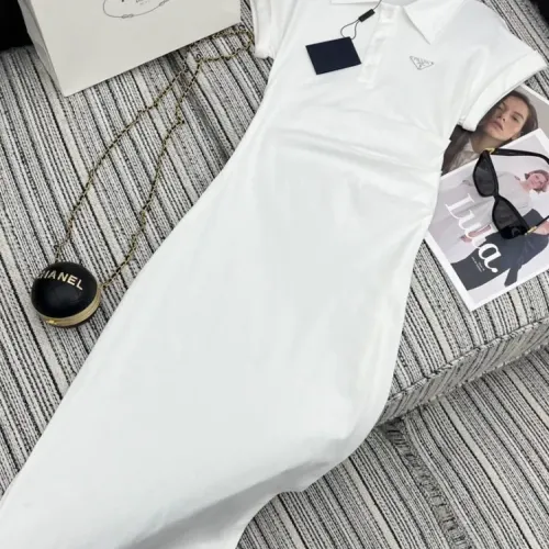 Wholesale Prada Dresses Short Sleeved For Women #1452540 $64.00 USD, Wholesale Quality Replica Prada Dresses
