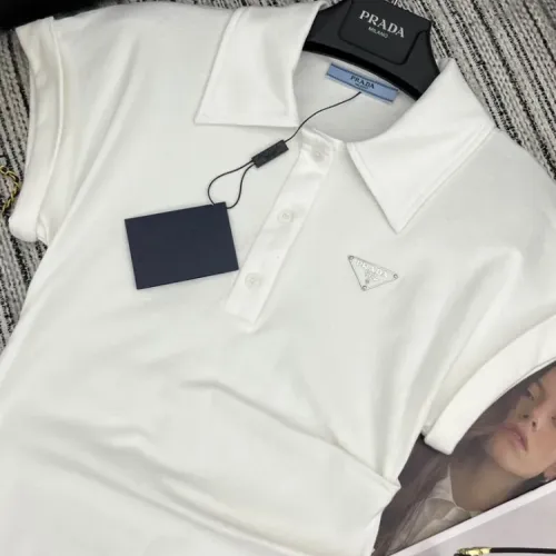 Replica Prada Dresses Short Sleeved For Women #1452540 $64.00 USD for Wholesale