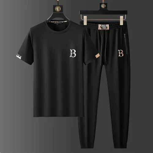 Wholesale Burberry Tracksuits Short Sleeved For Men #1452542 $68.00 USD, Wholesale Quality Replica Burberry Tracksuits