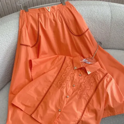Replica Valentino Tracksuits Short Sleeved For Women #1452543 $92.00 USD for Wholesale