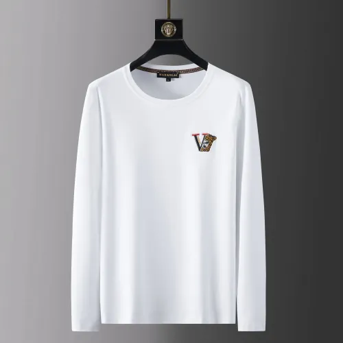 Wholesale Versace T-Shirts Long Sleeved For Men #1452545 $42.00 USD, Wholesale Quality Replica Versace T-Shirts