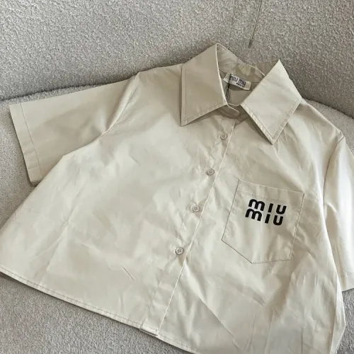 Replica MIU MIU Tracksuits Short Sleeved For Women #1452547 $80.00 USD for Wholesale
