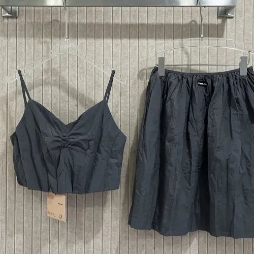Wholesale MIU MIU Tracksuits Sleeveless For Women #1452551 $72.00 USD, Wholesale Quality Replica MIU MIU Tracksuits