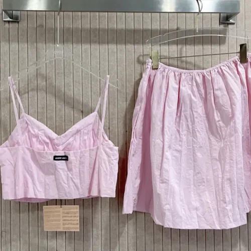 Replica MIU MIU Tracksuits Sleeveless For Women #1452552 $72.00 USD for Wholesale
