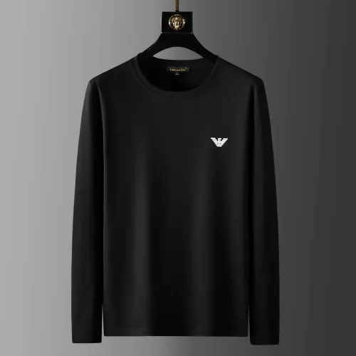 Wholesale Armani T-Shirts Long Sleeved For Men #1452559 $42.00 USD, Wholesale Quality Replica Armani T-Shirts