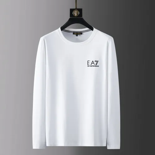 Wholesale Armani T-Shirts Long Sleeved For Men #1452560 $42.00 USD, Wholesale Quality Replica Armani T-Shirts