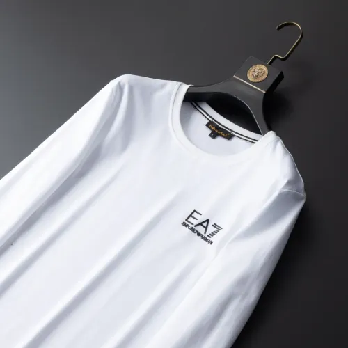 Replica Armani T-Shirts Long Sleeved For Men #1452560 $42.00 USD for Wholesale