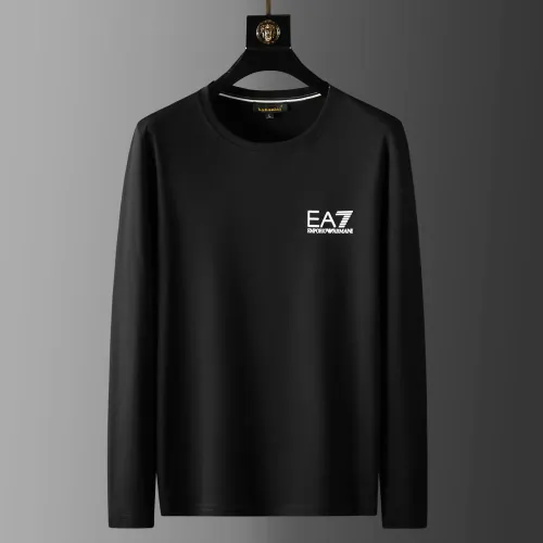 Wholesale Armani T-Shirts Long Sleeved For Men #1452561 $42.00 USD, Wholesale Quality Replica Armani T-Shirts
