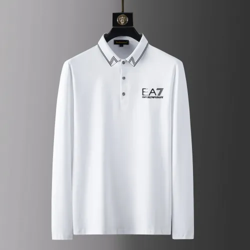 Wholesale Armani T-Shirts Long Sleeved For Men #1452563 $42.00 USD, Wholesale Quality Replica Armani T-Shirts