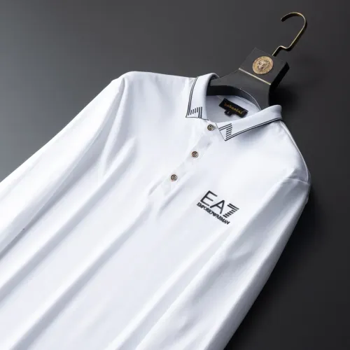 Replica Armani T-Shirts Long Sleeved For Men #1452563 $42.00 USD for Wholesale