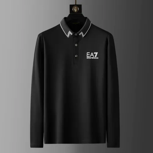 Wholesale Armani T-Shirts Long Sleeved For Men #1452565 $42.00 USD, Wholesale Quality Replica Armani T-Shirts