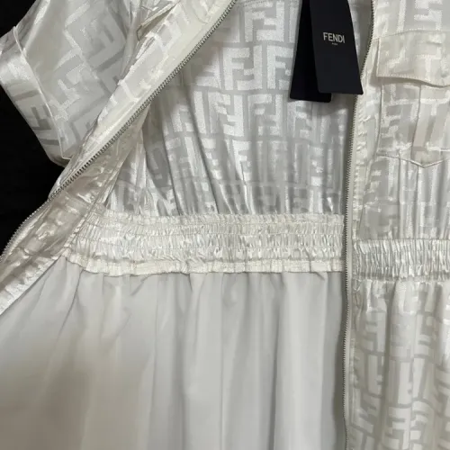Replica Fendi Dresses Short Sleeved For Women #1452571 $92.00 USD for Wholesale
