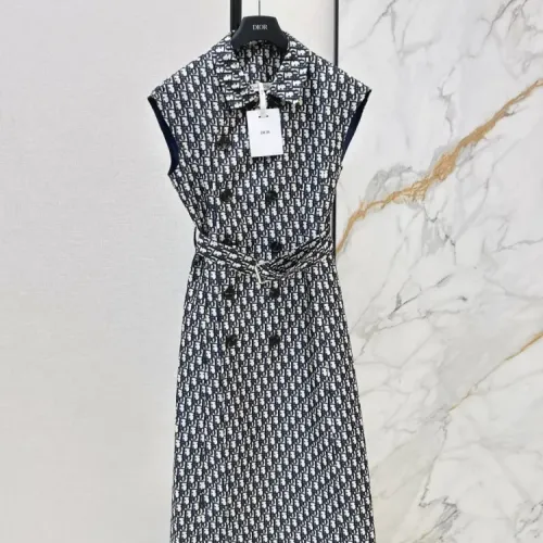 Wholesale Christian Dior Dresses Sleeveless For Women #1452577 $96.00 USD, Wholesale Quality Replica Christian Dior Dresses