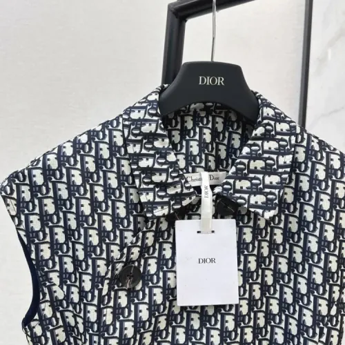 Replica Christian Dior Dresses Sleeveless For Women #1452577 $96.00 USD for Wholesale