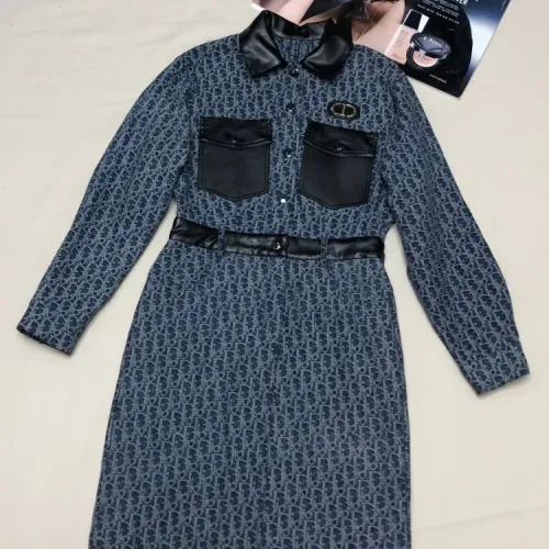 Wholesale Christian Dior Dresses Long Sleeved For Women #1452578 $82.00 USD, Wholesale Quality Replica Christian Dior Dresses