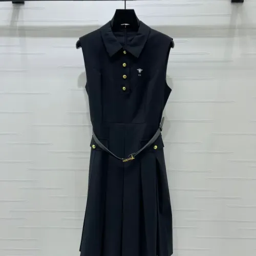 Wholesale Christian Dior Dresses Sleeveless For Women #1452580 $85.00 USD, Wholesale Quality Replica Christian Dior Dresses