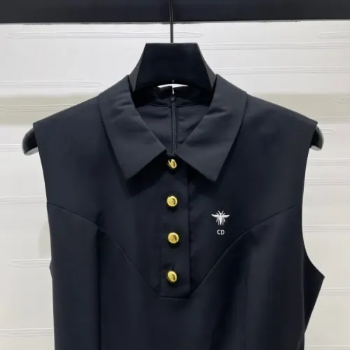 Replica Christian Dior Dresses Sleeveless For Women #1452580 $85.00 USD for Wholesale