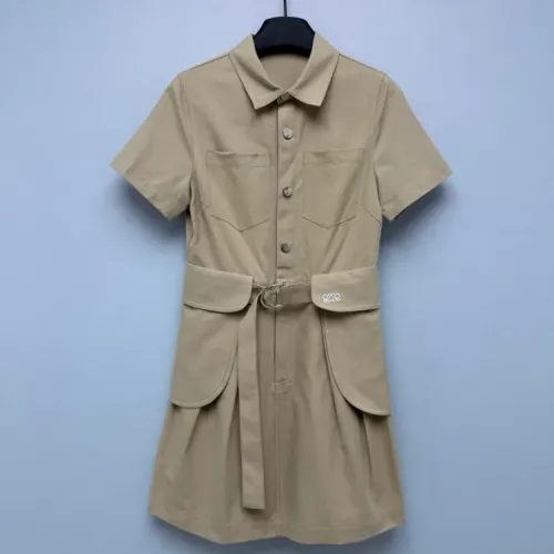 Wholesale LOEWE Dresses Short Sleeved For Women #1452582 $130.00 USD, Wholesale Quality Replica LOEWE Dresses