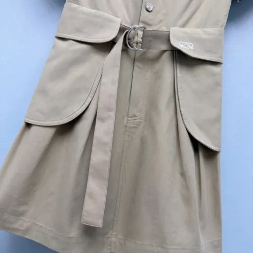 Replica LOEWE Dresses Short Sleeved For Women #1452582 $130.00 USD for Wholesale