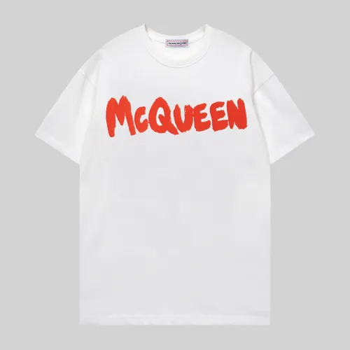 Wholesale Alexander McQueen T-shirts Short Sleeved For Unisex #1452583 $32.00 USD, Wholesale Quality Replica Alexander McQueen T-shirts