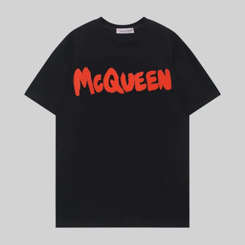 Wholesale Alexander McQueen T-shirts Short Sleeved For Unisex #1452584 $32.00 USD, Wholesale Quality Replica Alexander McQueen T-shirts